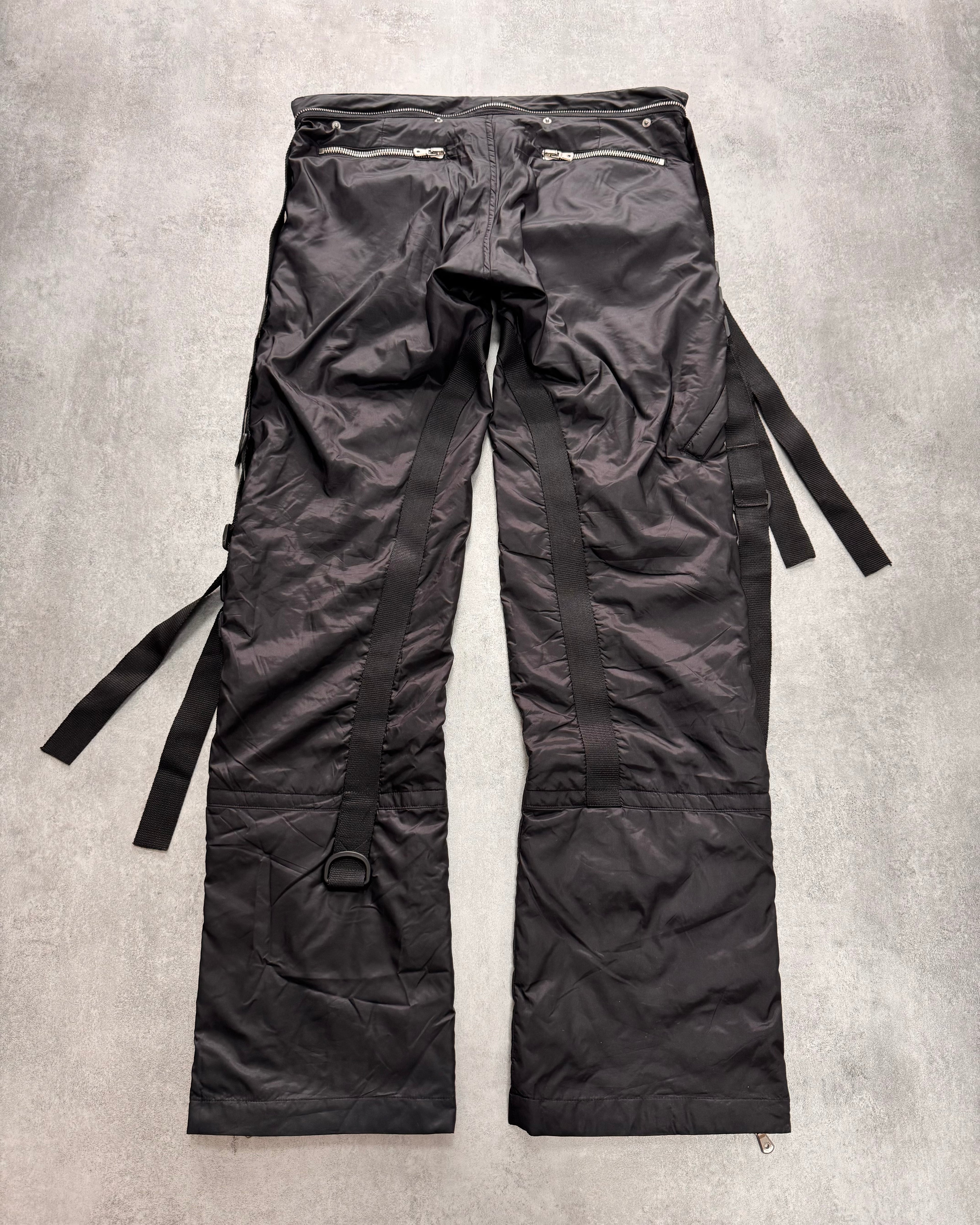 AW2003 Dolce & Gabbana Parachute Army Nylon Cargo Pants