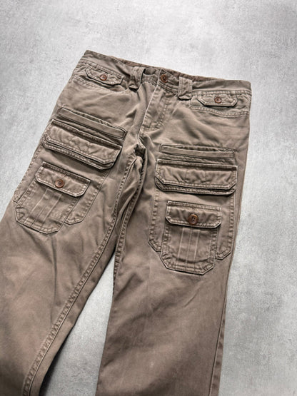 2000s Dolce & Gabbana Cargo Olive Brown Pants (S)