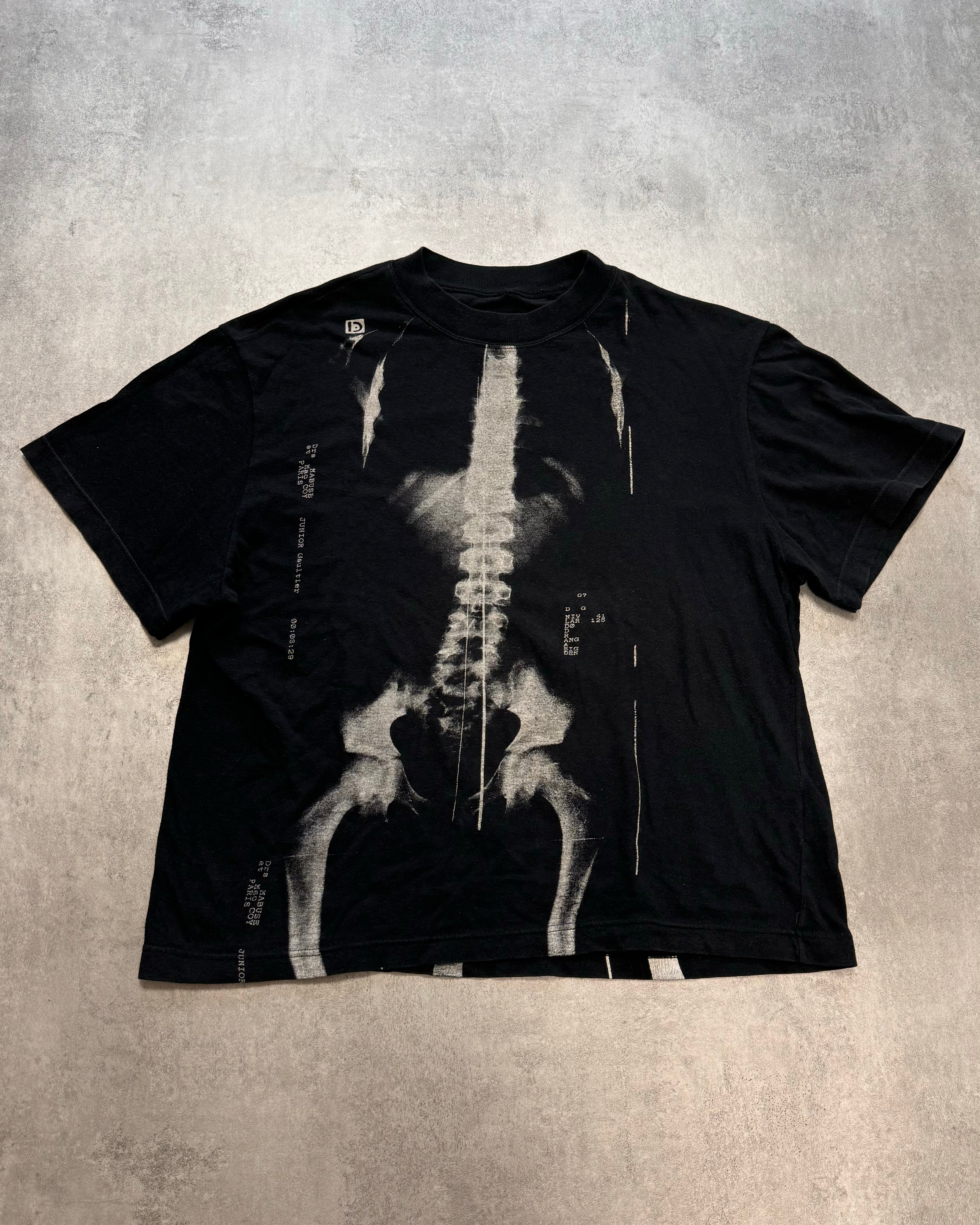 SS1990 Jean Paul Gaultier Skeleton X-Ray Tee