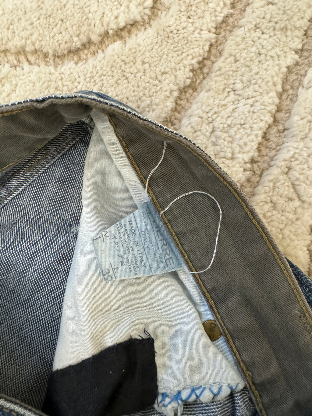 00年代 ドルチェ＆ガッバーナ アーミー カーゴ デニム パンツ (M)