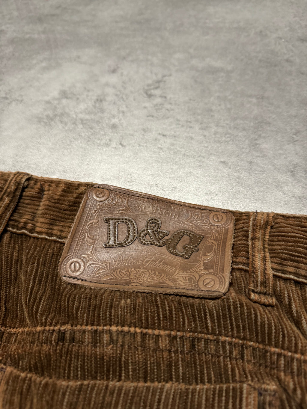 AW2004 Dolce & Gabbana Aviator Full Zip Detachable Cargo Velvet & Nylon Pants (M/L) - 5