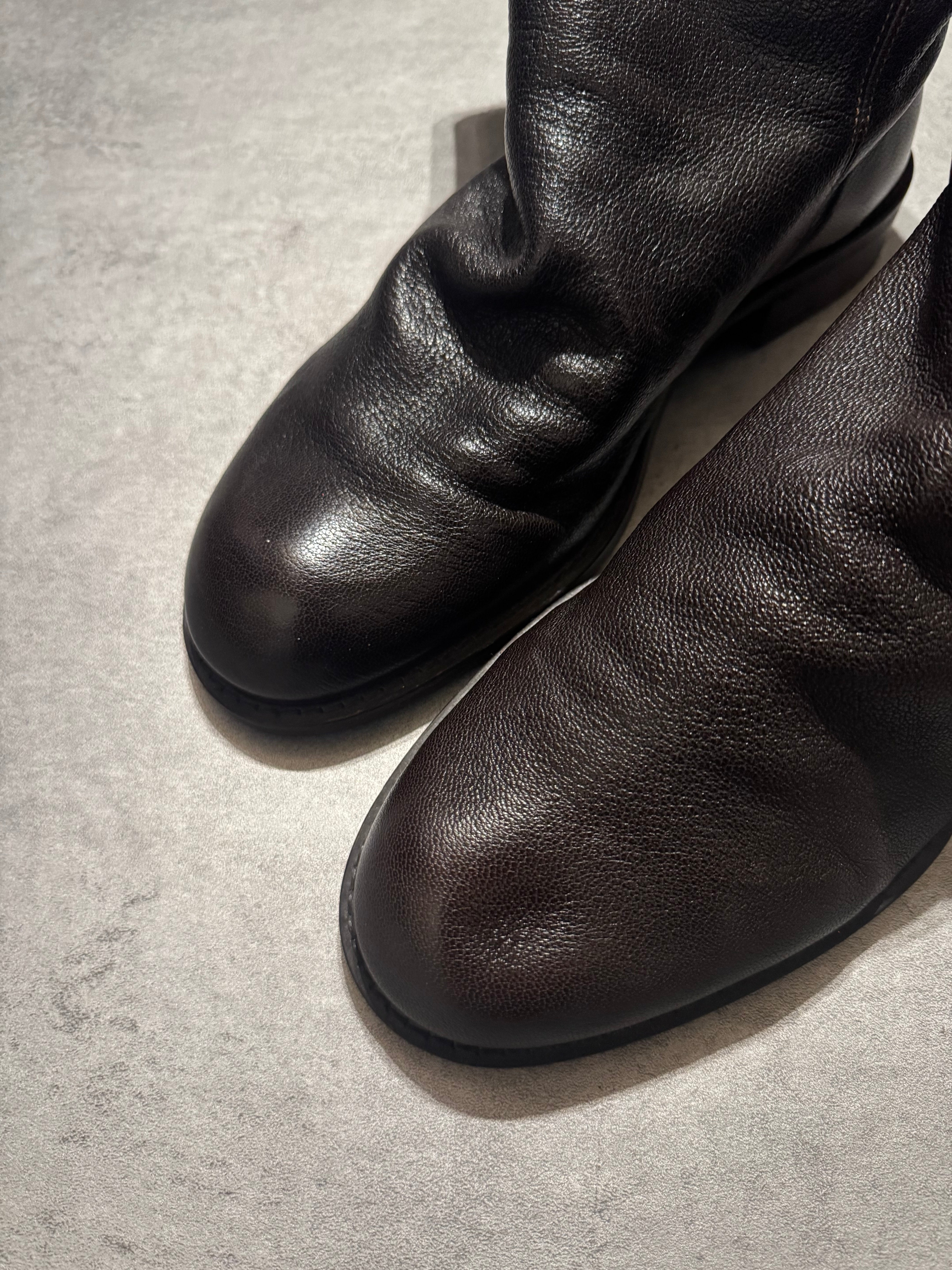 00s EMPORIO ARMANI Leather Boots