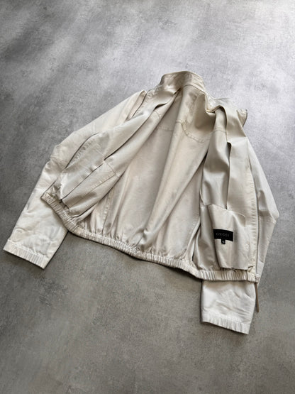 SS2000 Gucci Lambskin Leather Track Jacket (XS)