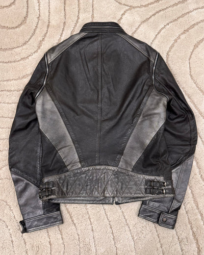 AW2009 Gucci Biker Detachable Sleeves Leather Jacket (M/L)