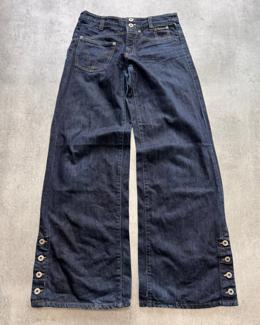 AW2003 Dolce & Gabbana Wide Denim Jeans (S)