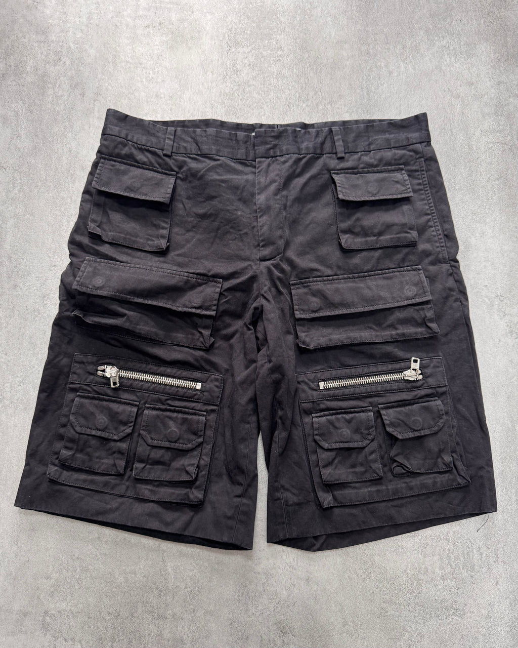 SS2015 Givenchy Utility Cargo Black Short