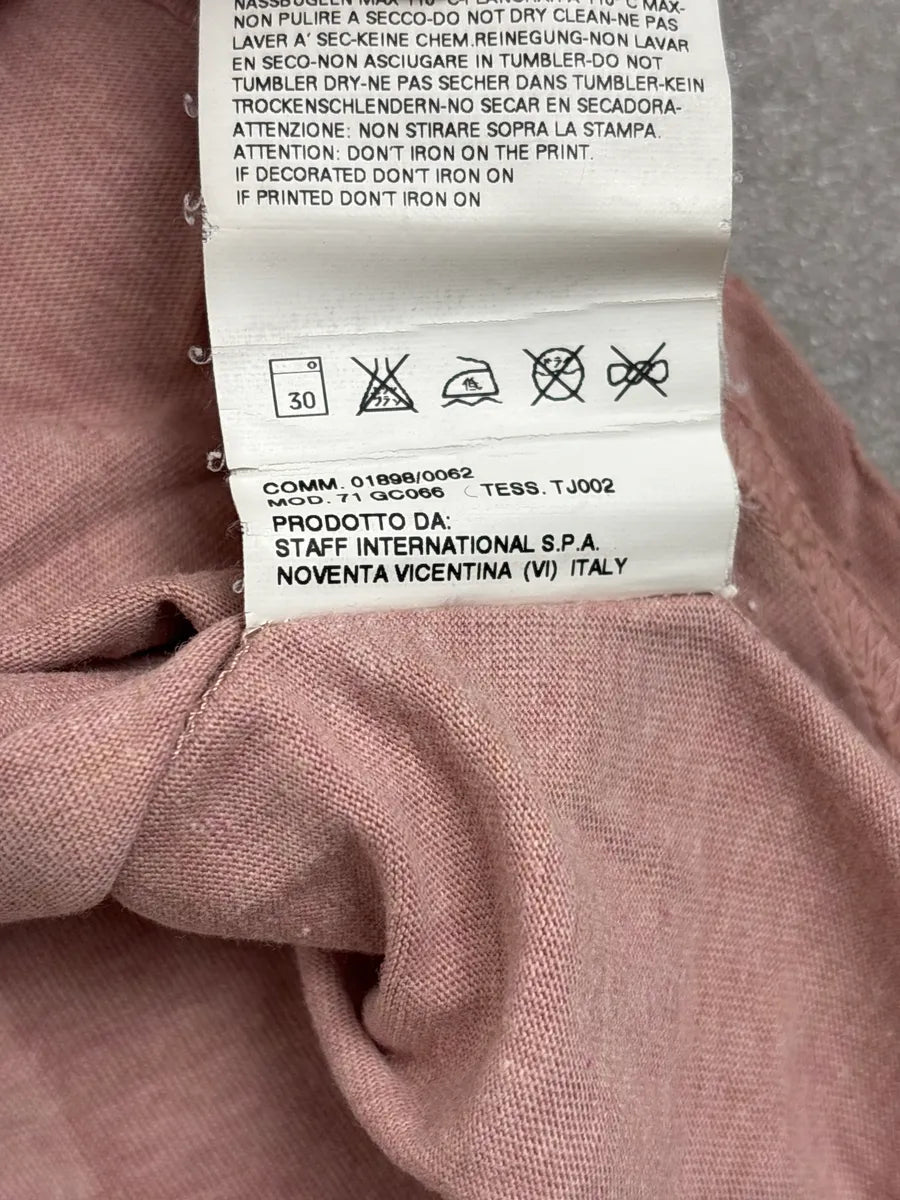 FW2006 Dsquared2 Pink Moose Crest Ringer T-Shirt CIBWrrSf 9