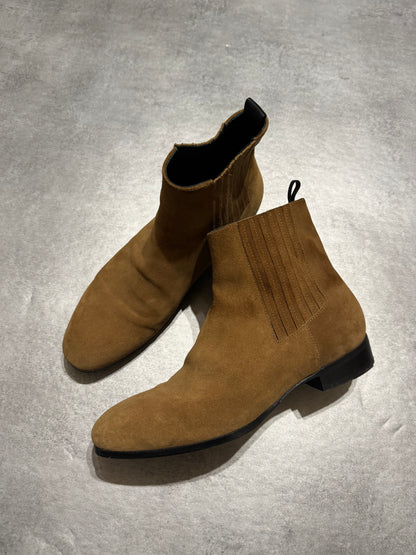 Balenciaga Antilope Camel Suede Leather Boots (43) - 9