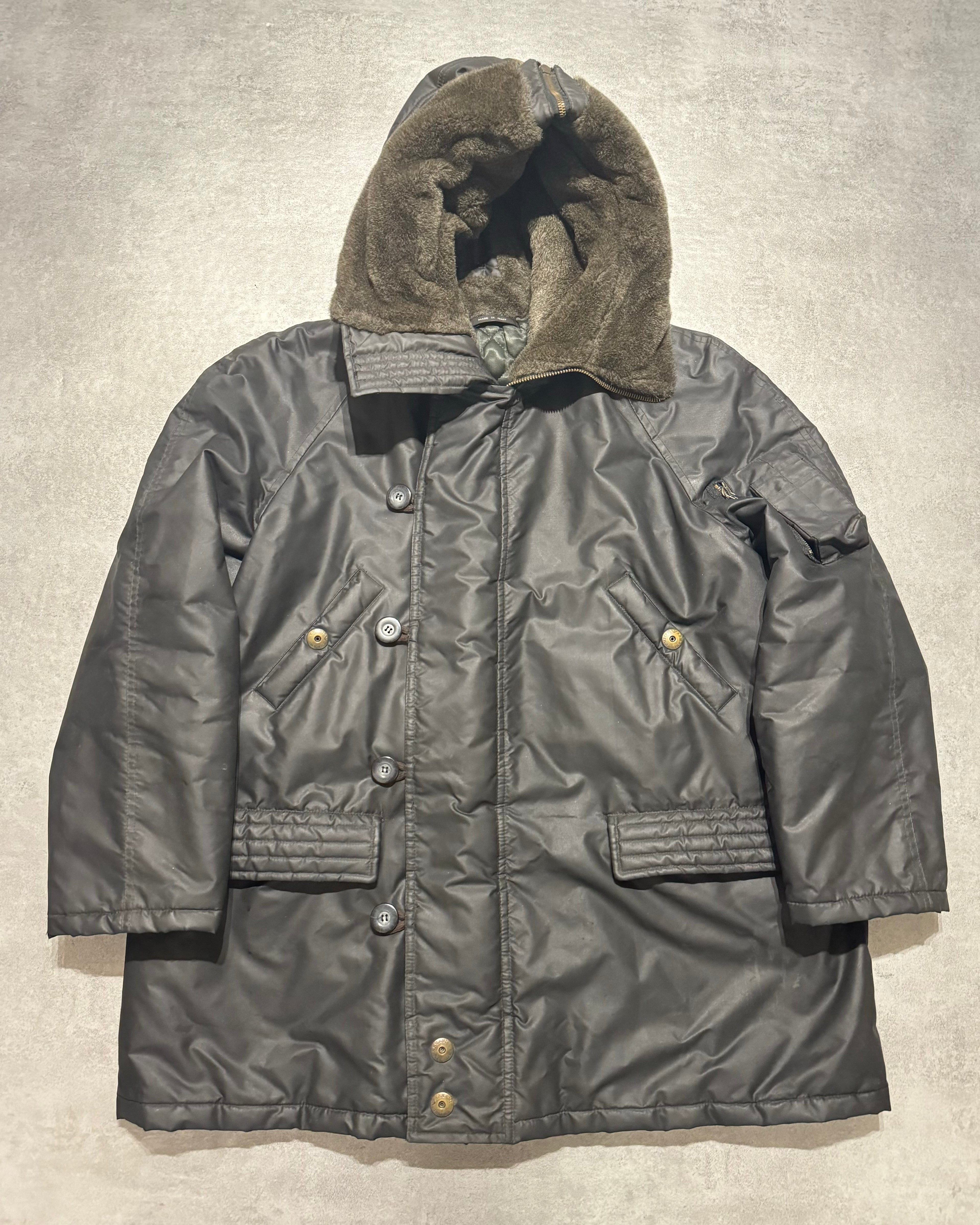 1990s Emporio Armani M1 Type Aviator Bomber Jacket (L) - 5