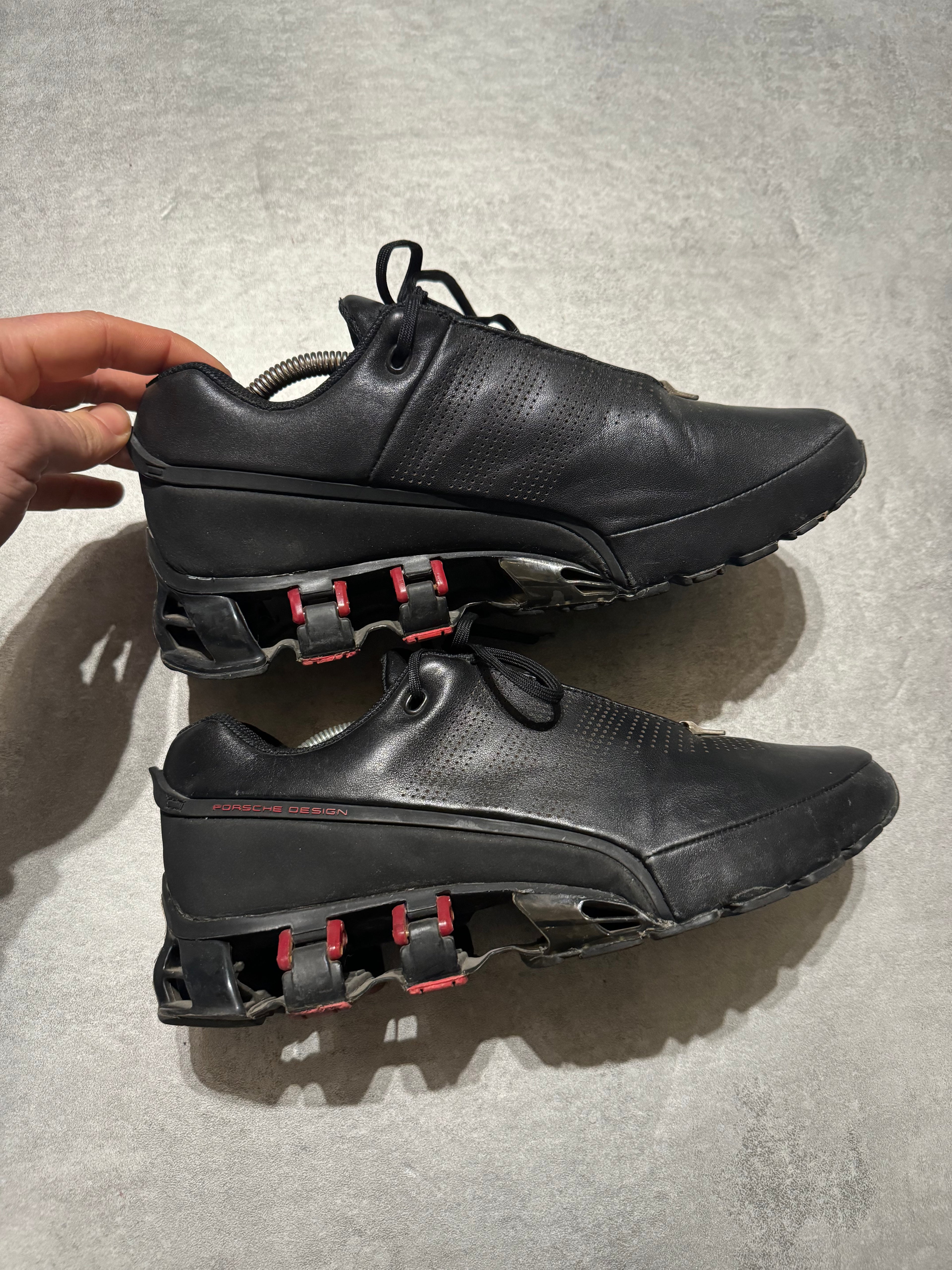 2011 Adidas x Porsche Design P5000 Bounce S2 Black & Red Sneakers (43) - 6