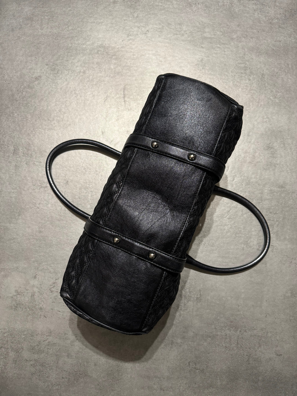 AW2008 Dolce & Gabbana Black Handle Leather Bag (OS) - 4