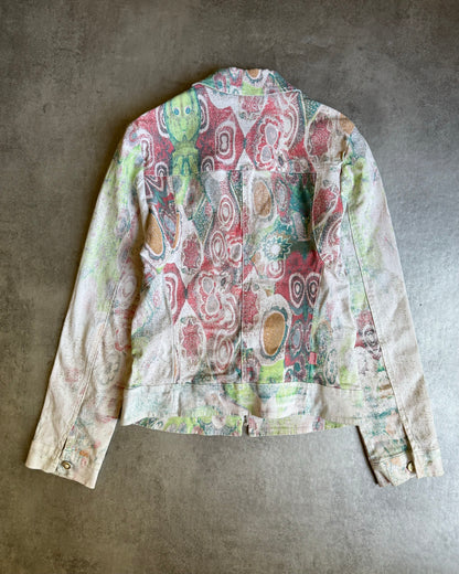 AW2001 Roberto Cavalli Psychadelic Retro Jacket (XS) - 6