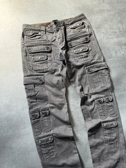 SS2008 Dolce & Gabbana 22 Pockets Grey Cargo Pants (L) - 9