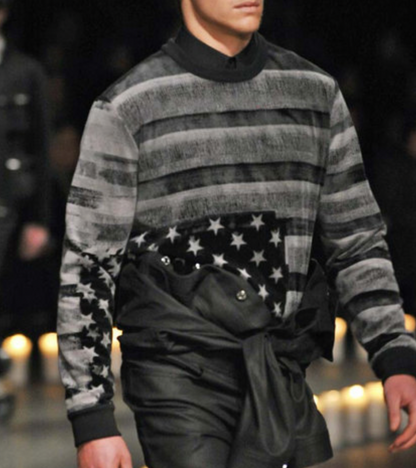 FW2013 Givenchy Shadow Flag Sweater (L)