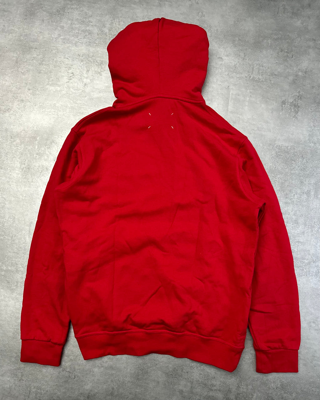 SS2018 Maison Margiela Red Signature Stereotype Hoodie  (M) - 3