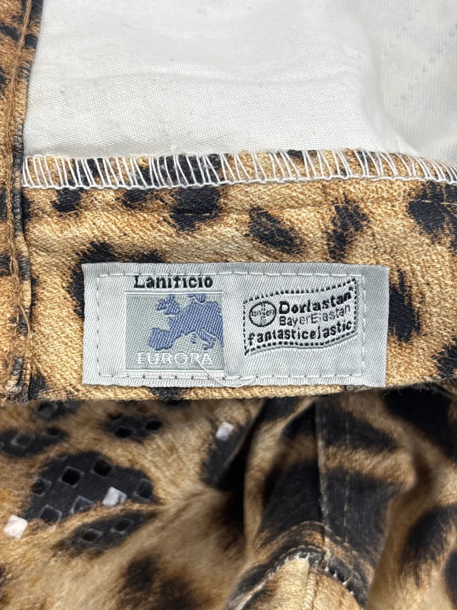 2000s Roberto Cavalli Leopard Sequins Pants CsBiBdcT 13