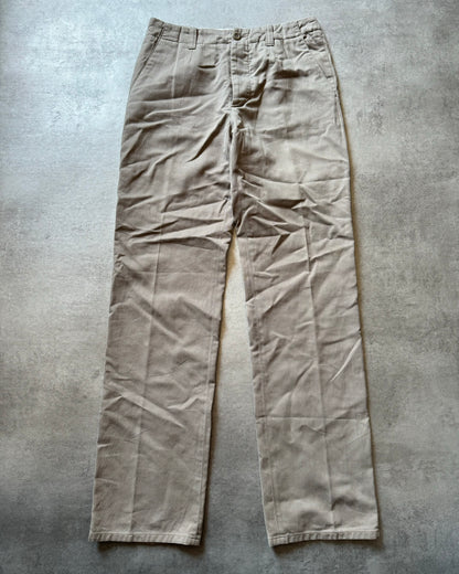 AW2006 Helmut Lang Grey Pure Minimalist Pants (M) - 1