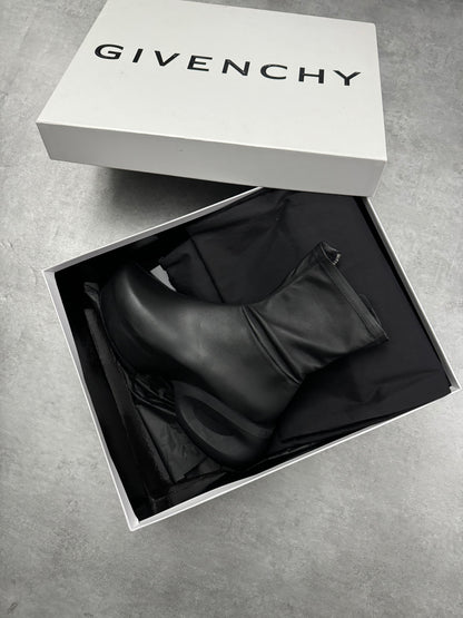 SS2023 Givenchy G Clog Black Lambskin Ankle Boots (45) - 10