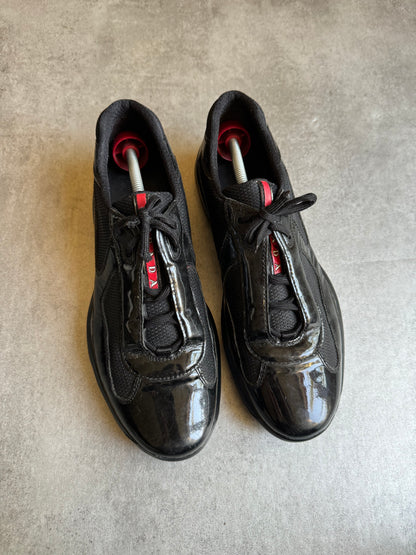 Prada America's Cup Black Satin Leather (42) - 7