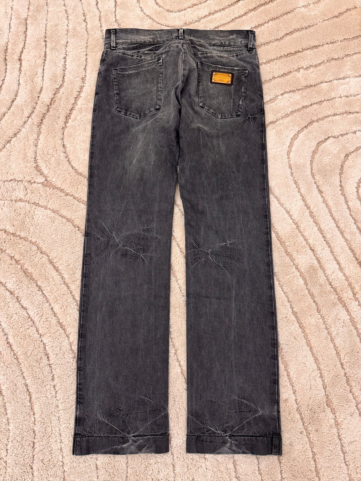 2000s Dolce & Gabbana Faded Grey Jeans (M)