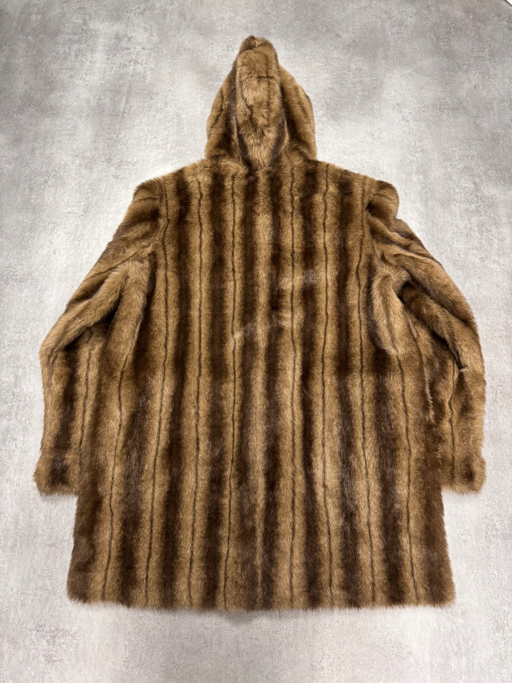 1990s Balmain Faux Fur Reversible Jacket