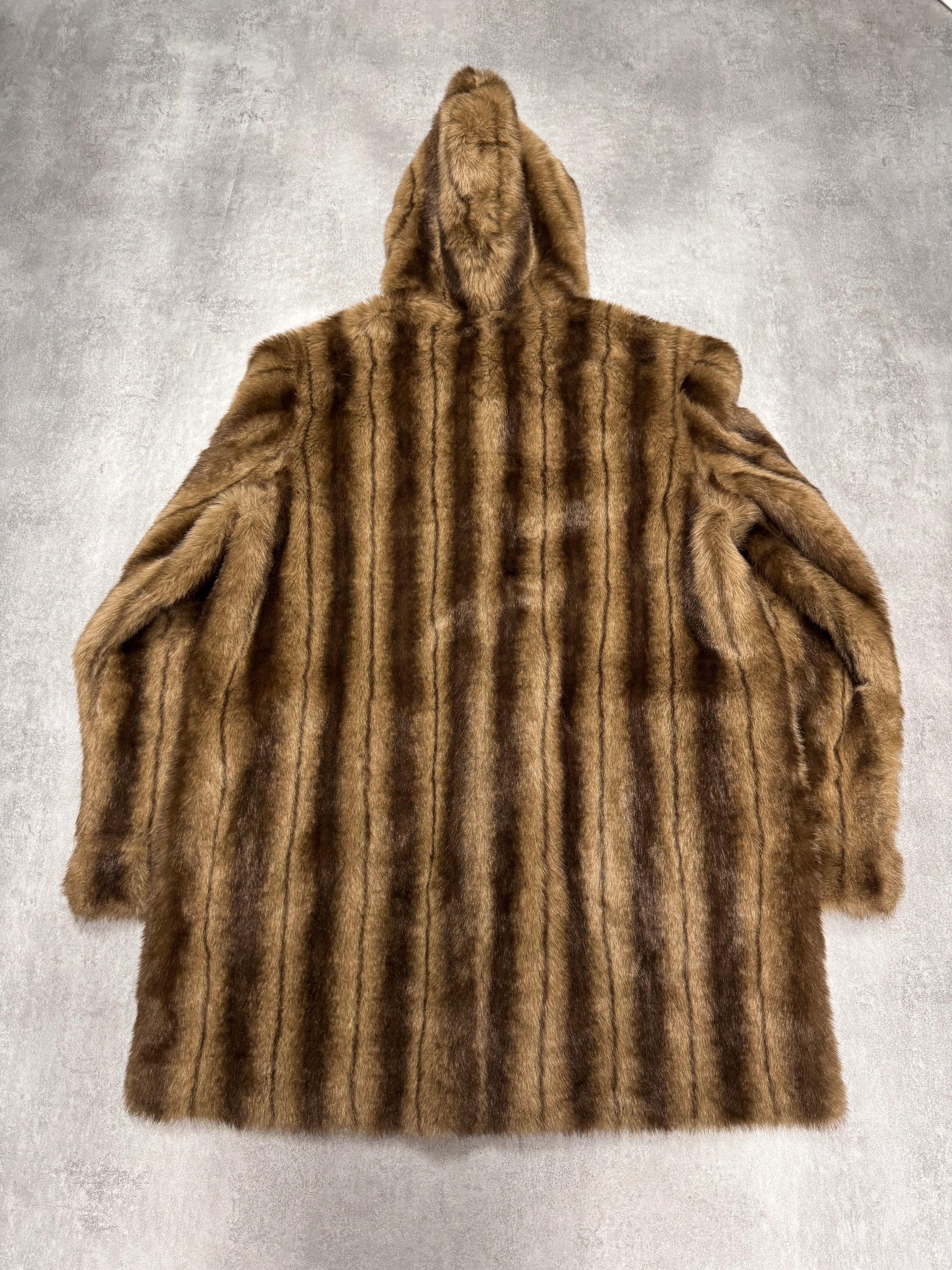 1990s Balmain Faux Fur Reversible Jacket