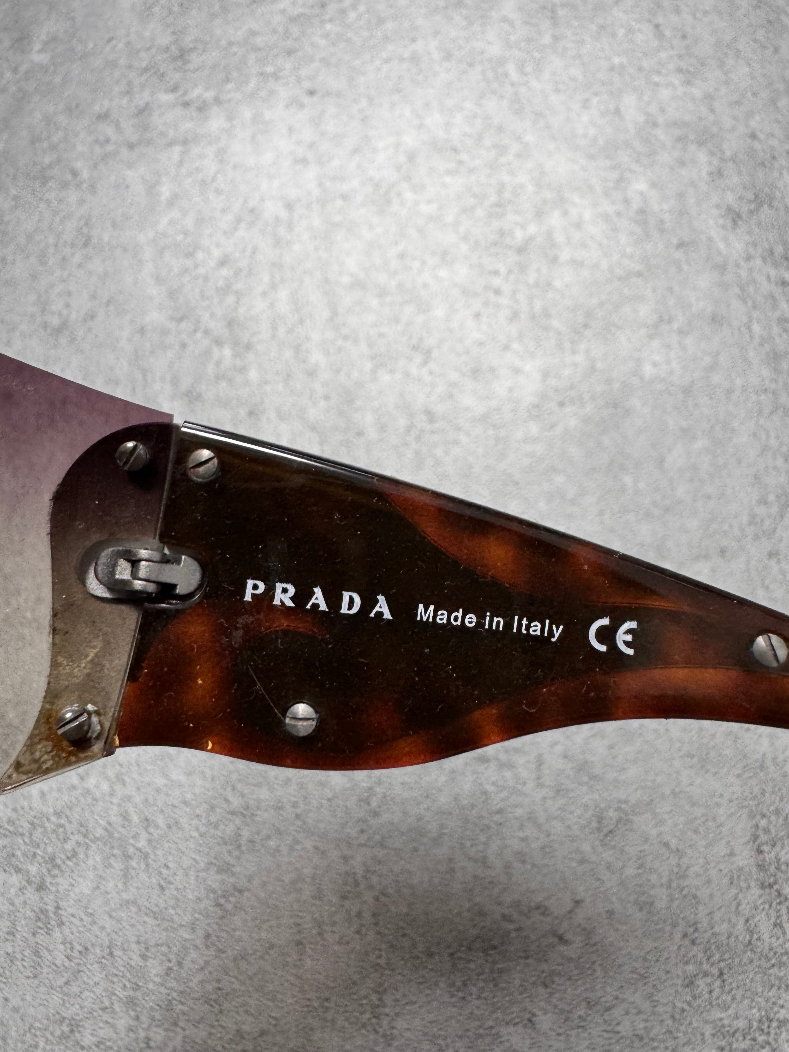 2000s Prada Google Tribal Sunglasses