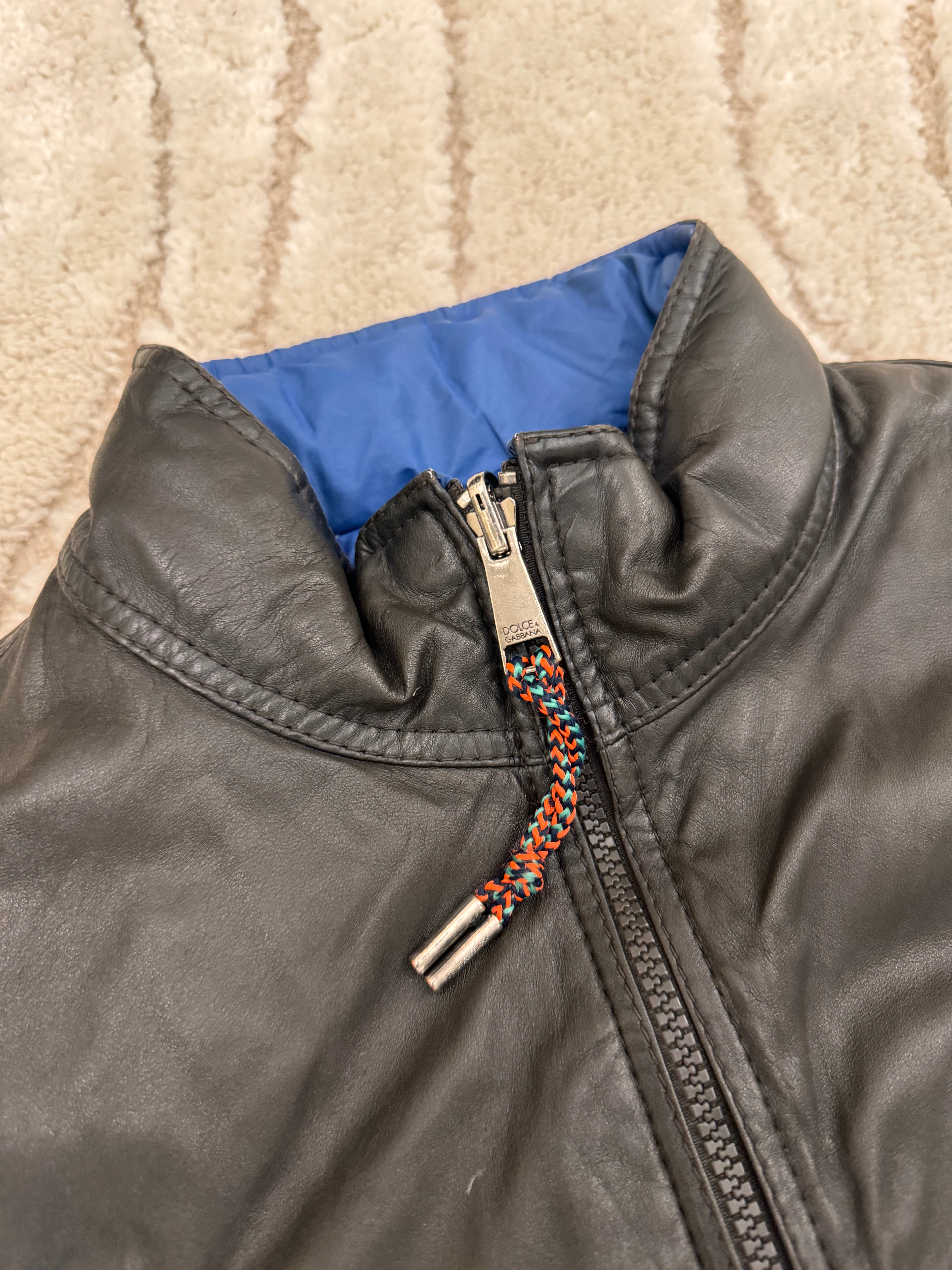 2000s Dolce & Gabbana Reversible Hybrid Puffer Jacket