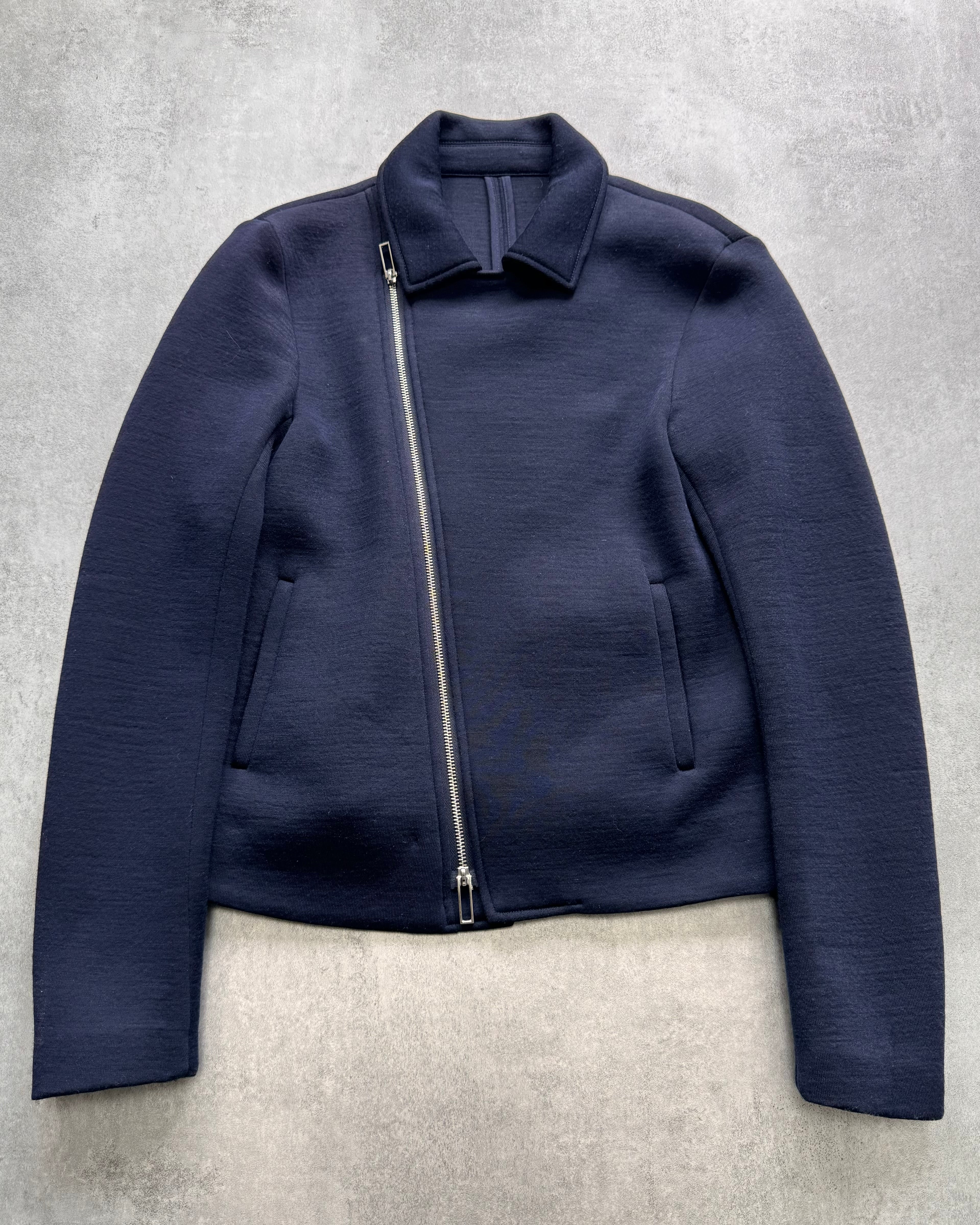 Emporio Armani Navy Asymmetrical Jacket