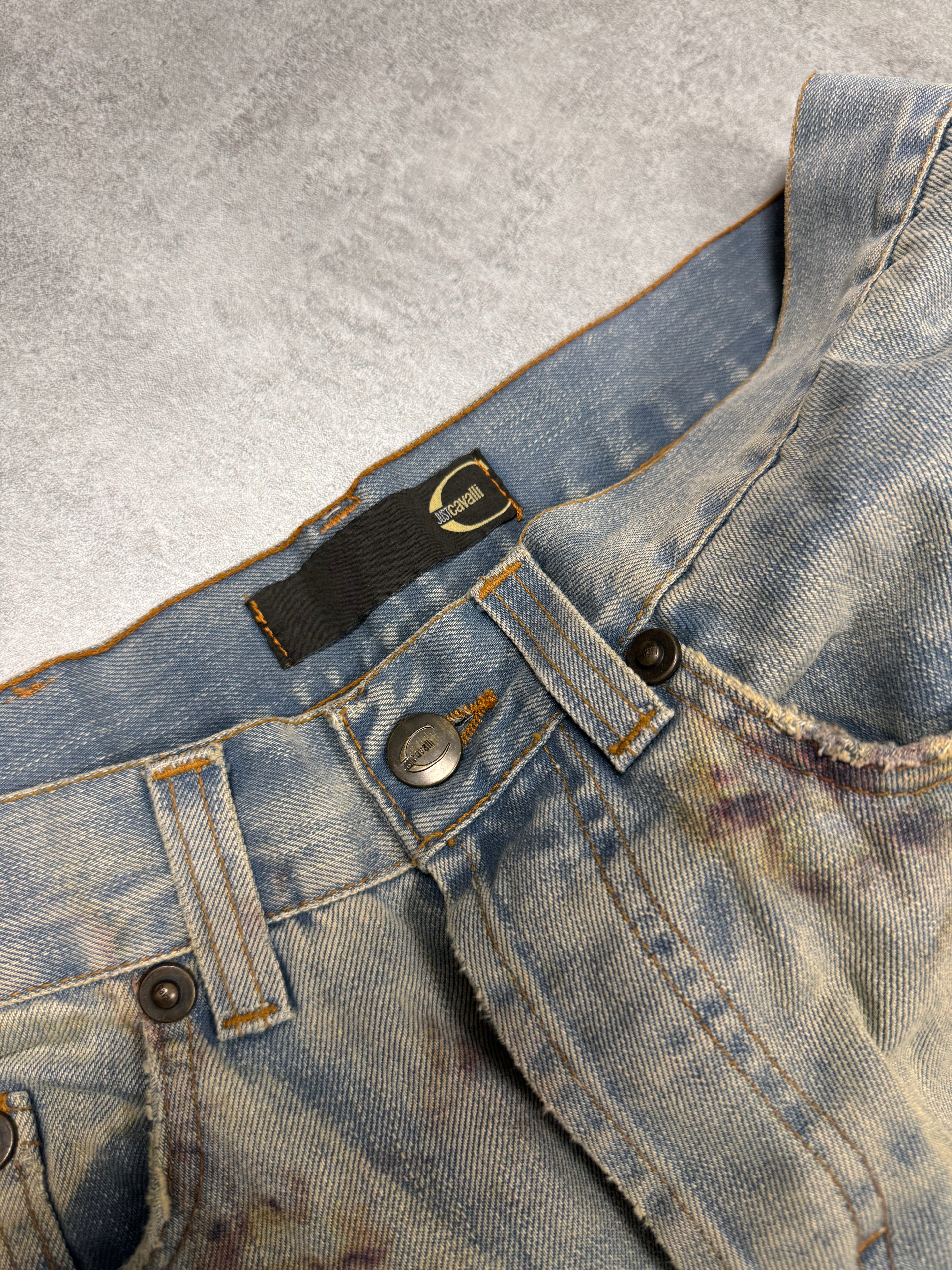 SS2008 Just Cavalli Evangelical Remains Jeans (S/M)