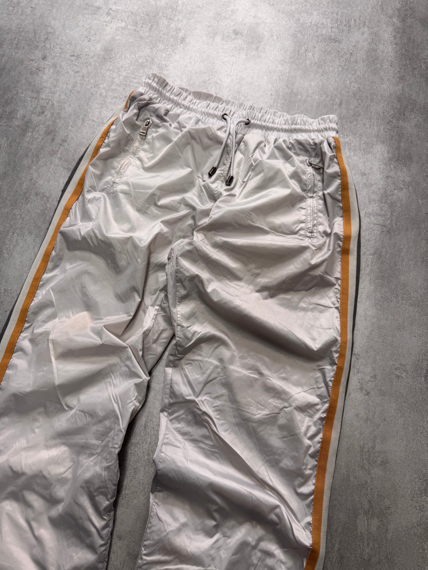 2000s Dolce & Gabbana Silver Joggers (M)