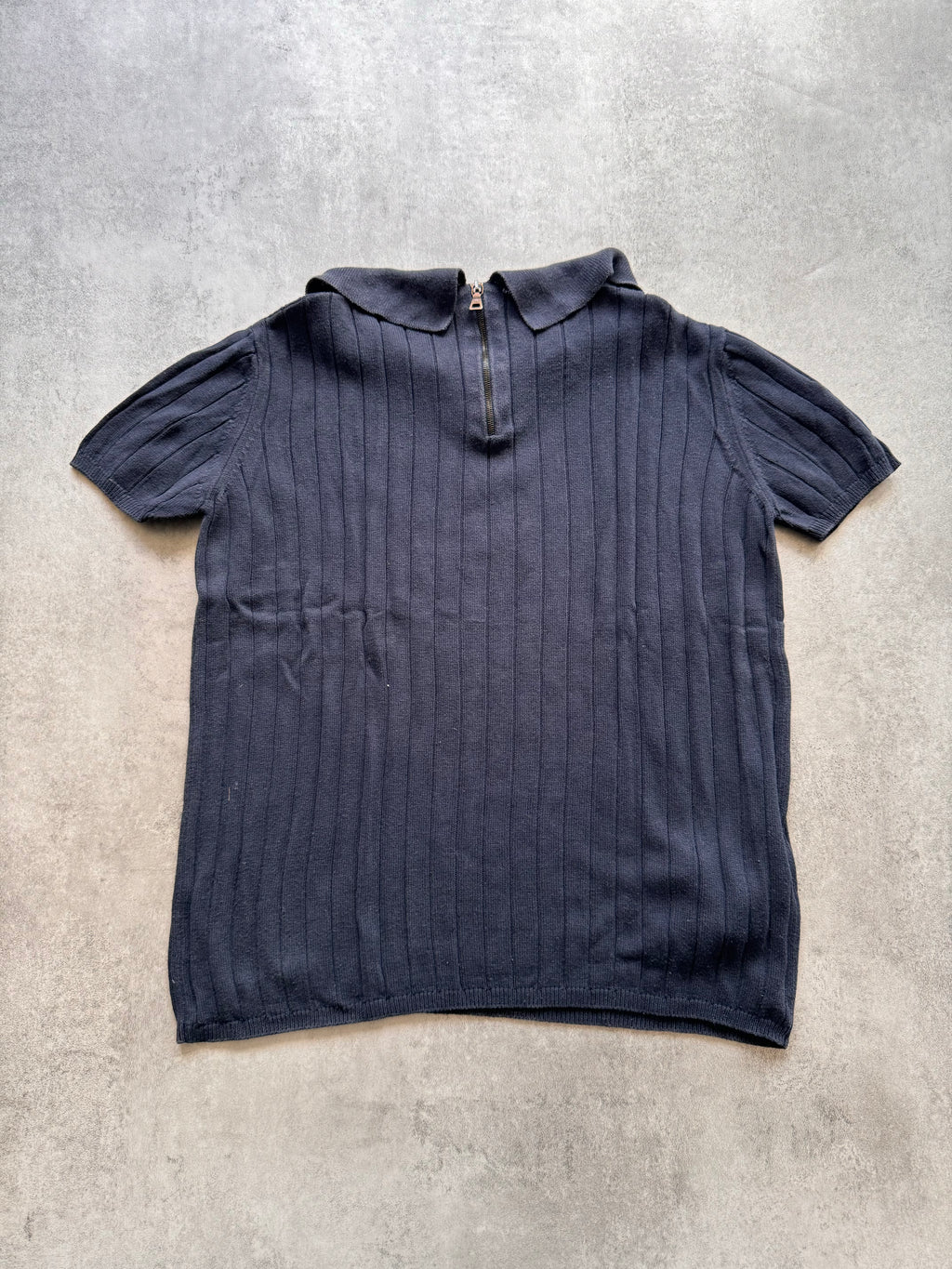 SS2011 Prada Navy Polo Shirt