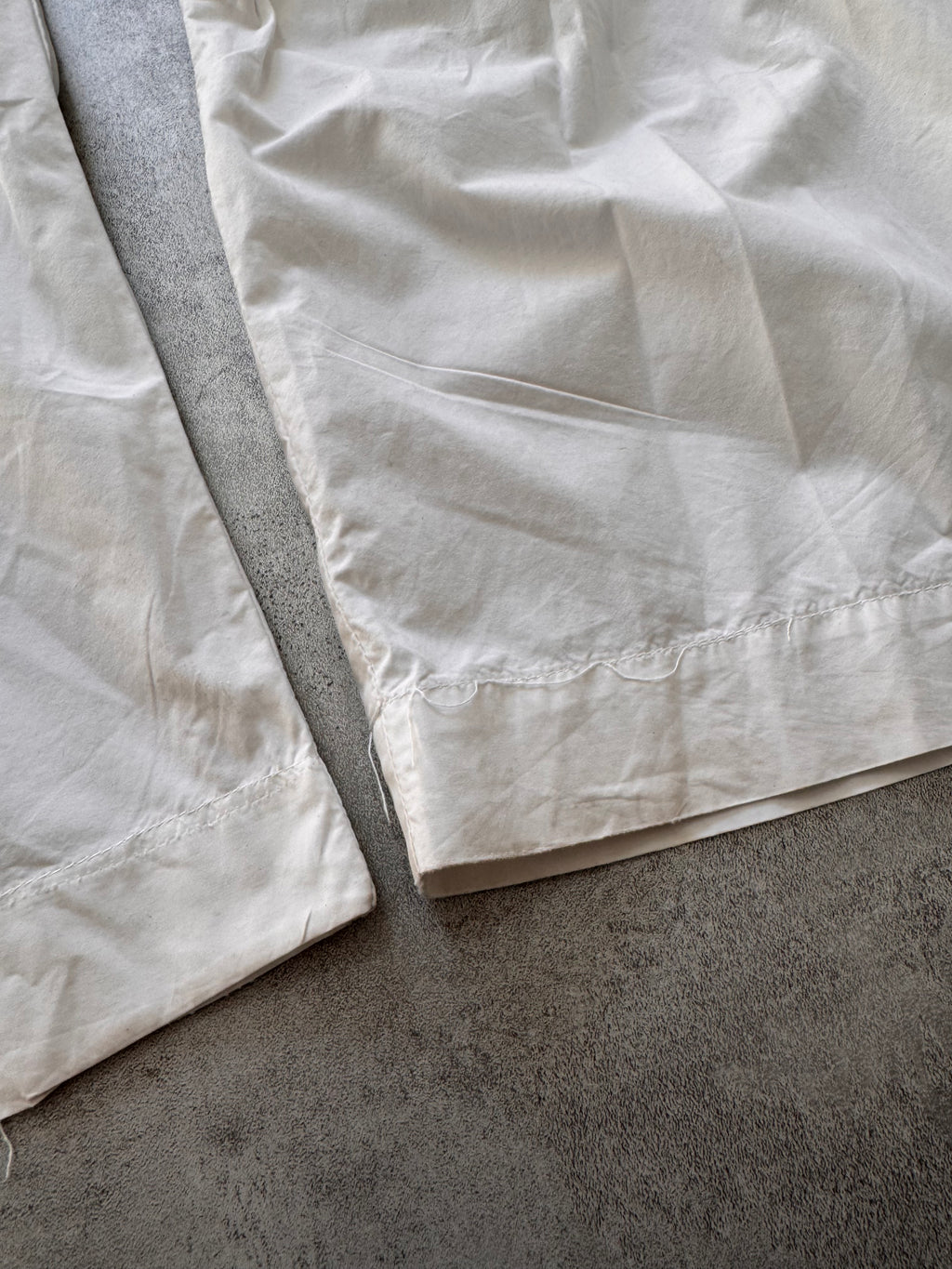 SS2004 Dolce & Gabbana Soft White Cargo Flared Pants