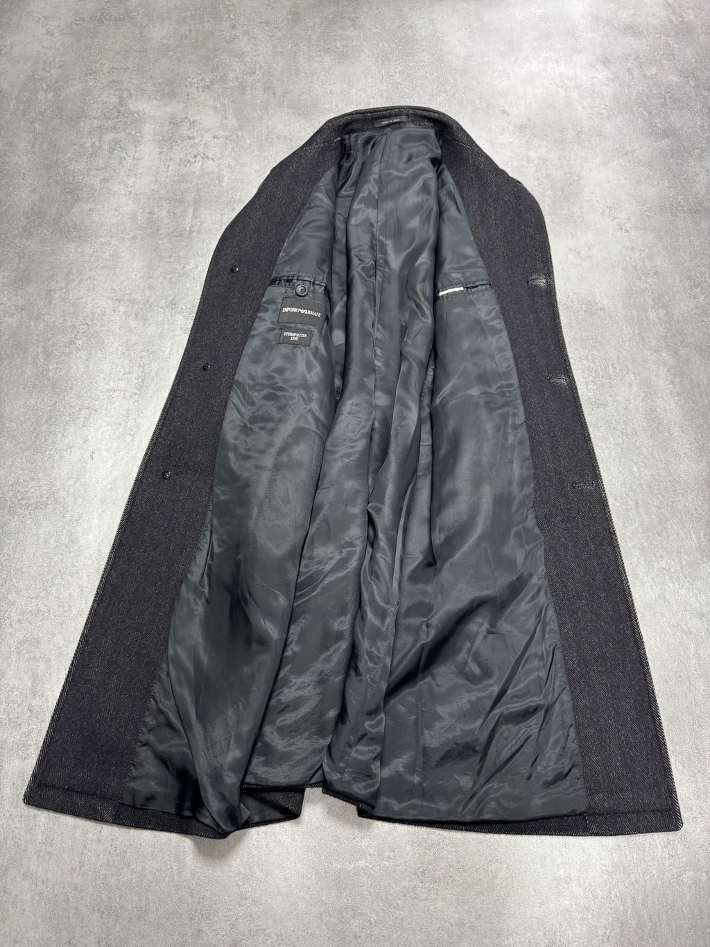 AW2008 Emporio Armani Eteropolitan Wool Trench Coat