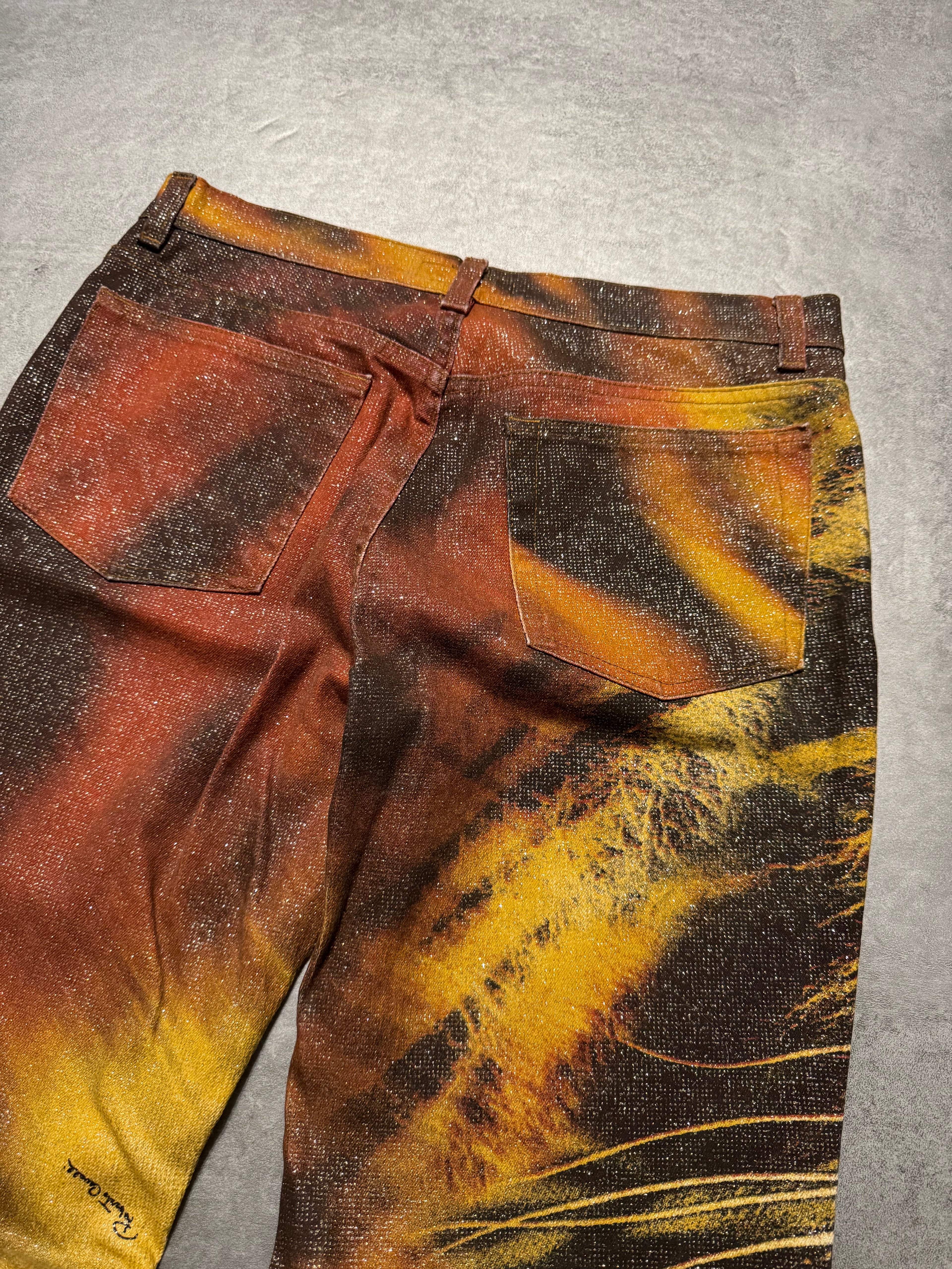 FW2000 Roberto Cavalli Savage Tiger Pants