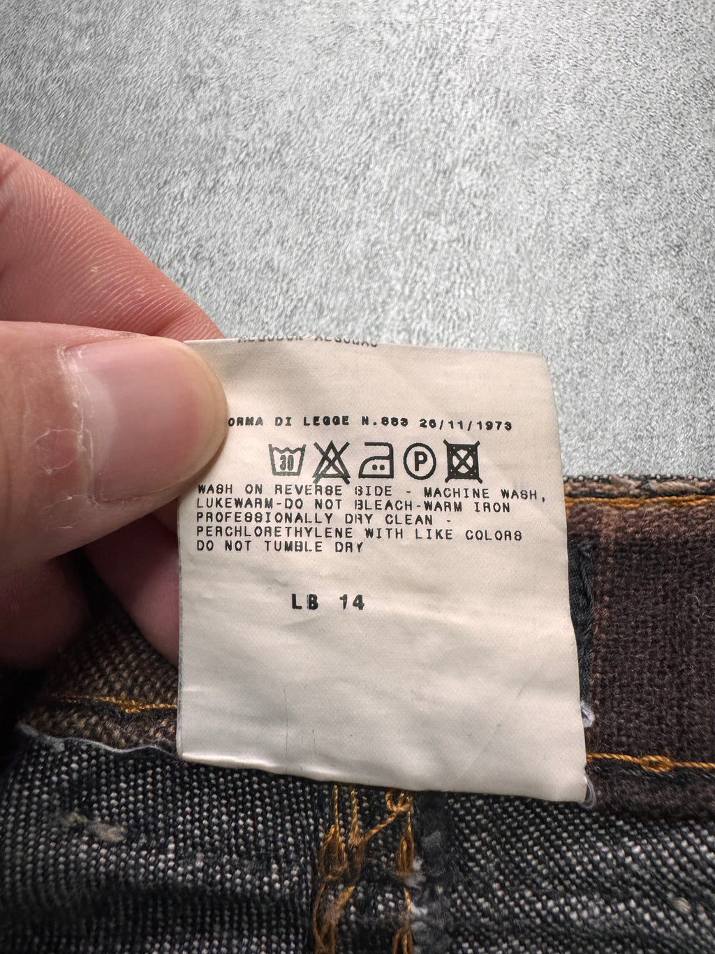 2000s Dolce & Gabbana Grey Raw Denim Jeans