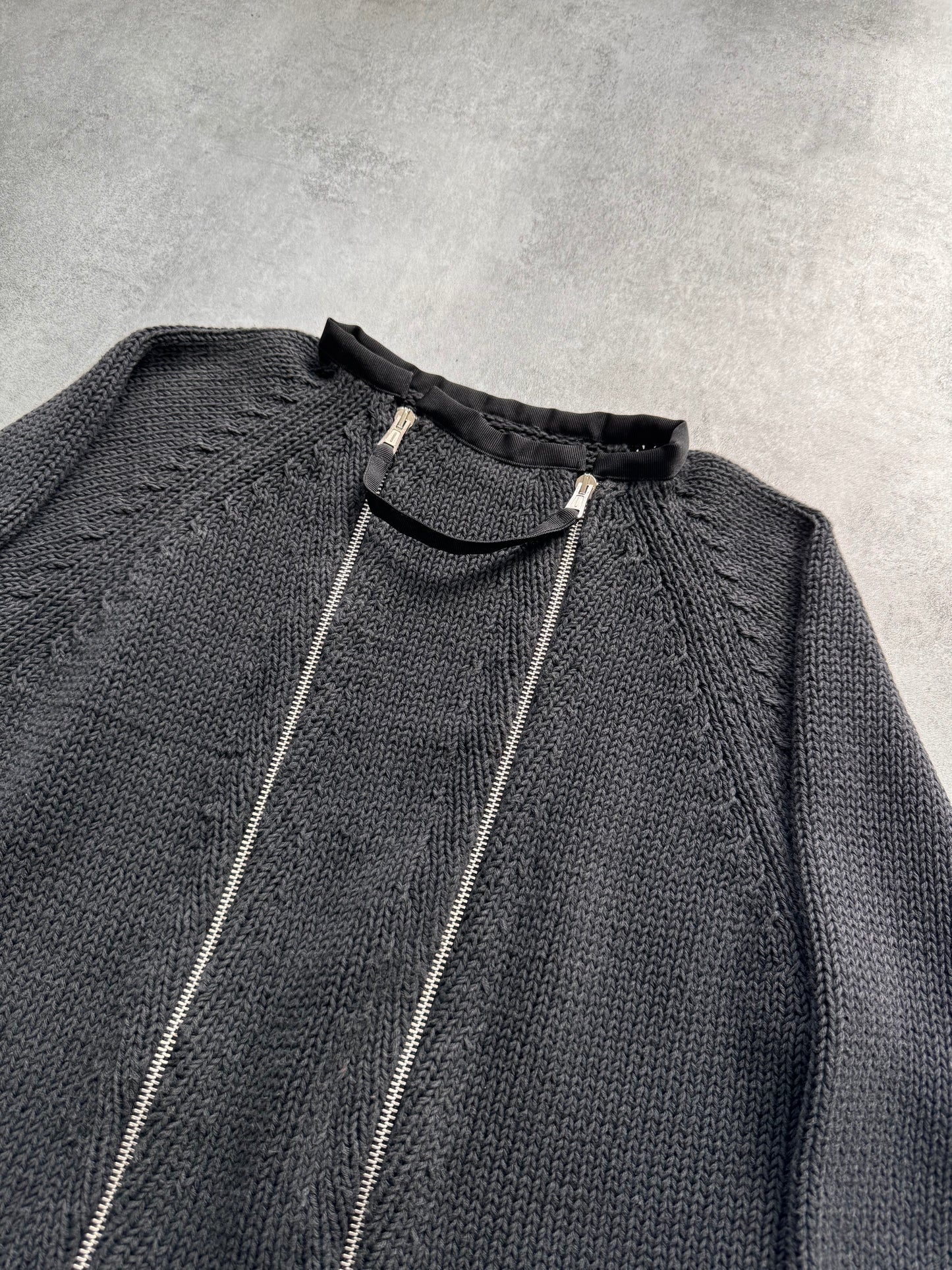2000s Moschino Double Zip Sweater (S)