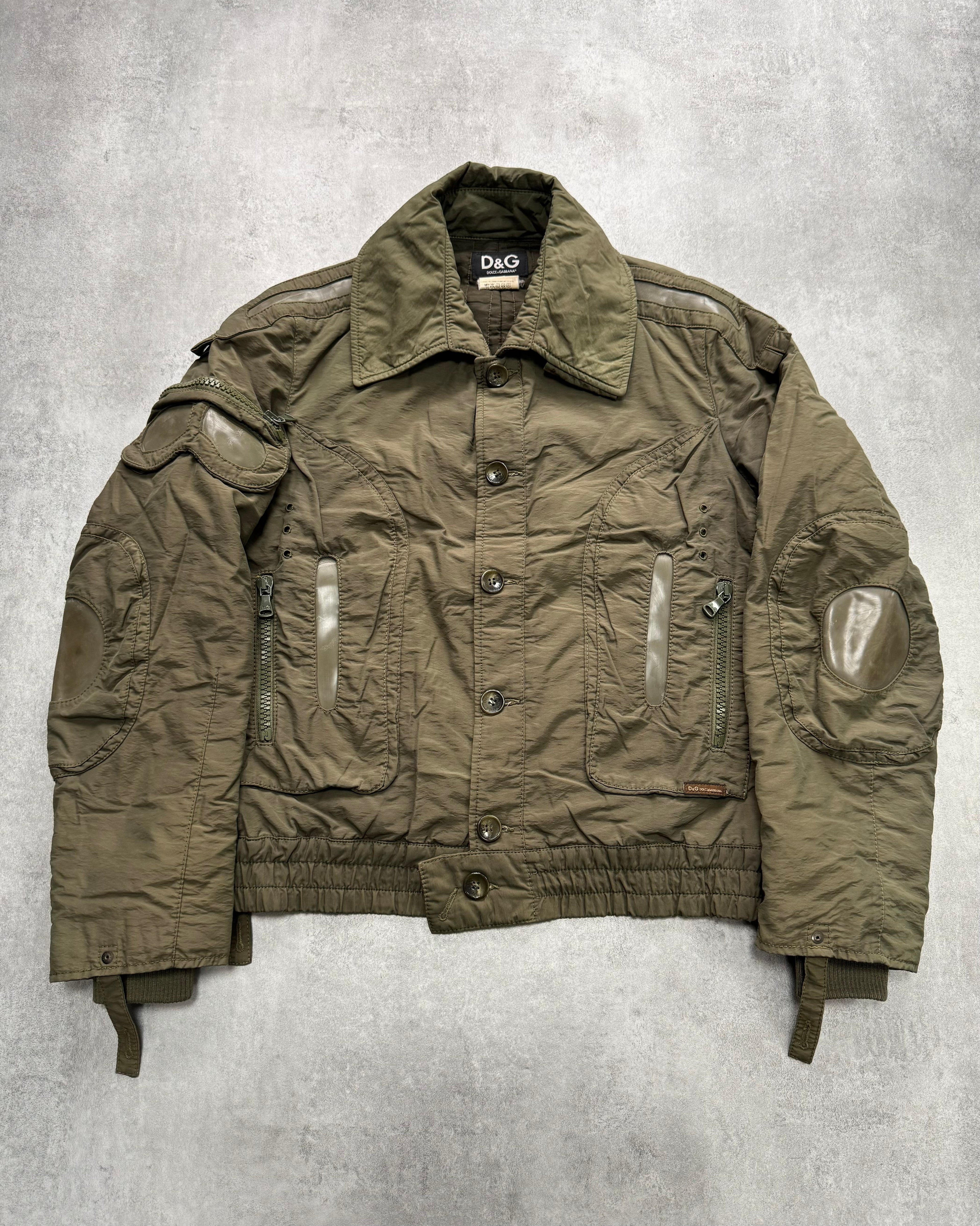 AW2004 Dolce & Gabbana Google Aviator Bomber Jacket (L)