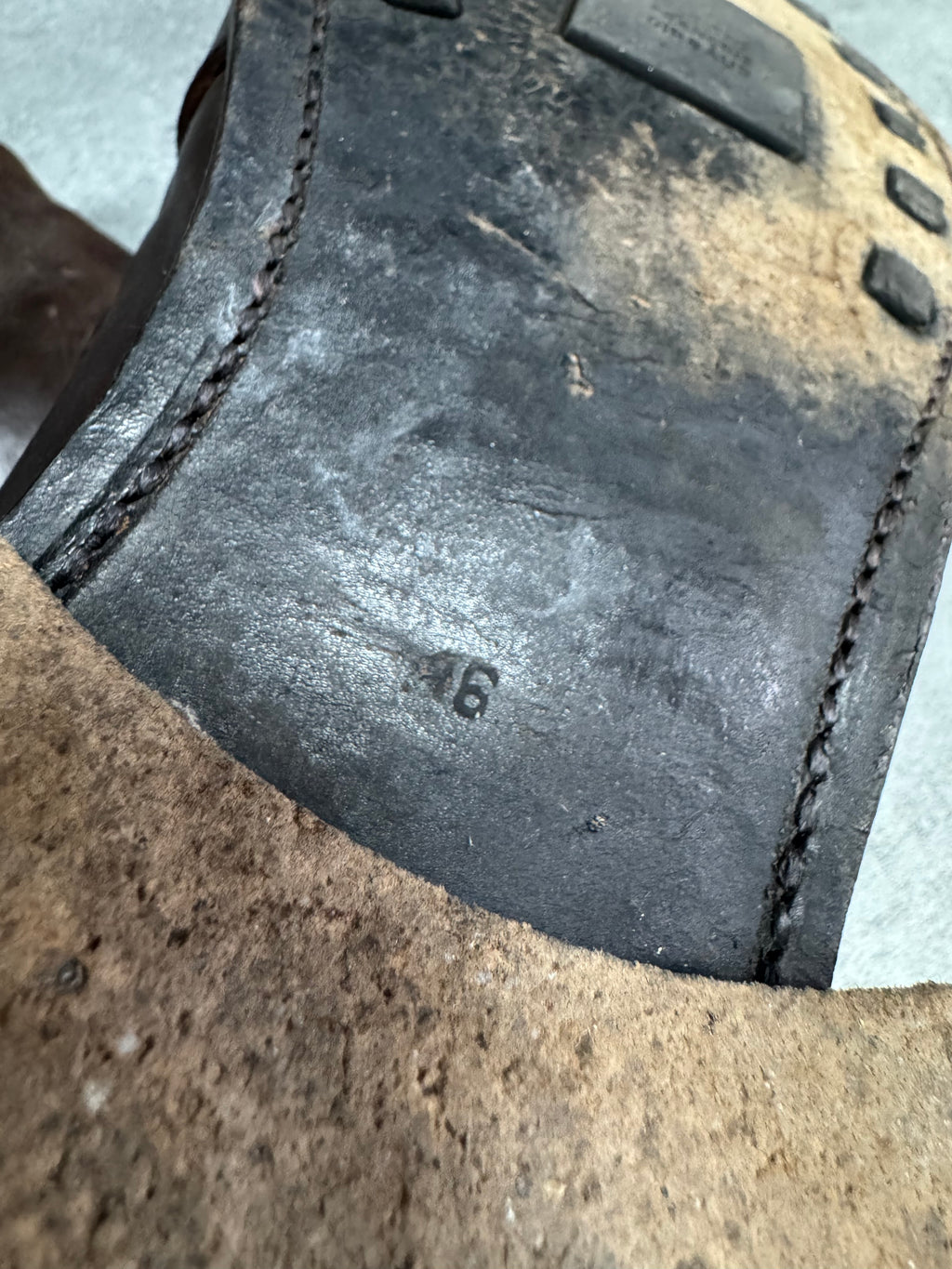 2000s Marithé + François Girbaud Biker Brown Leather Boots