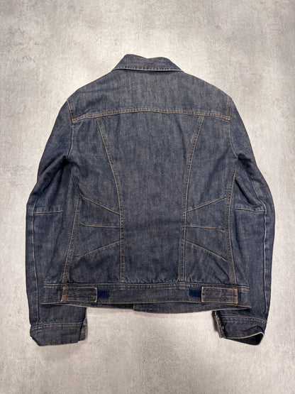 2000s Dolce & Gabbana Navy Blue Denim Jacket (XS)