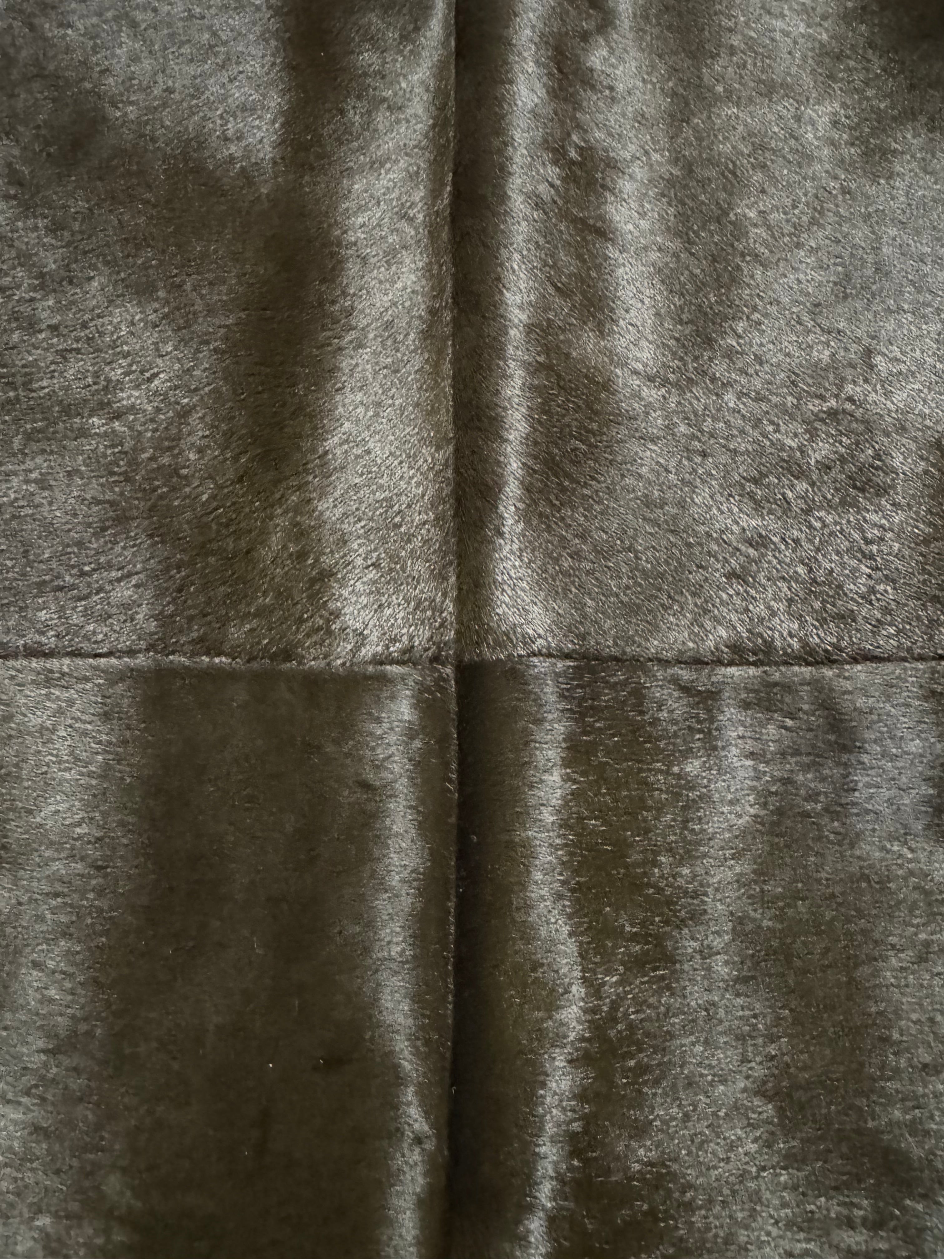 Marni Fur Calf Leather & Wool Long Jacket