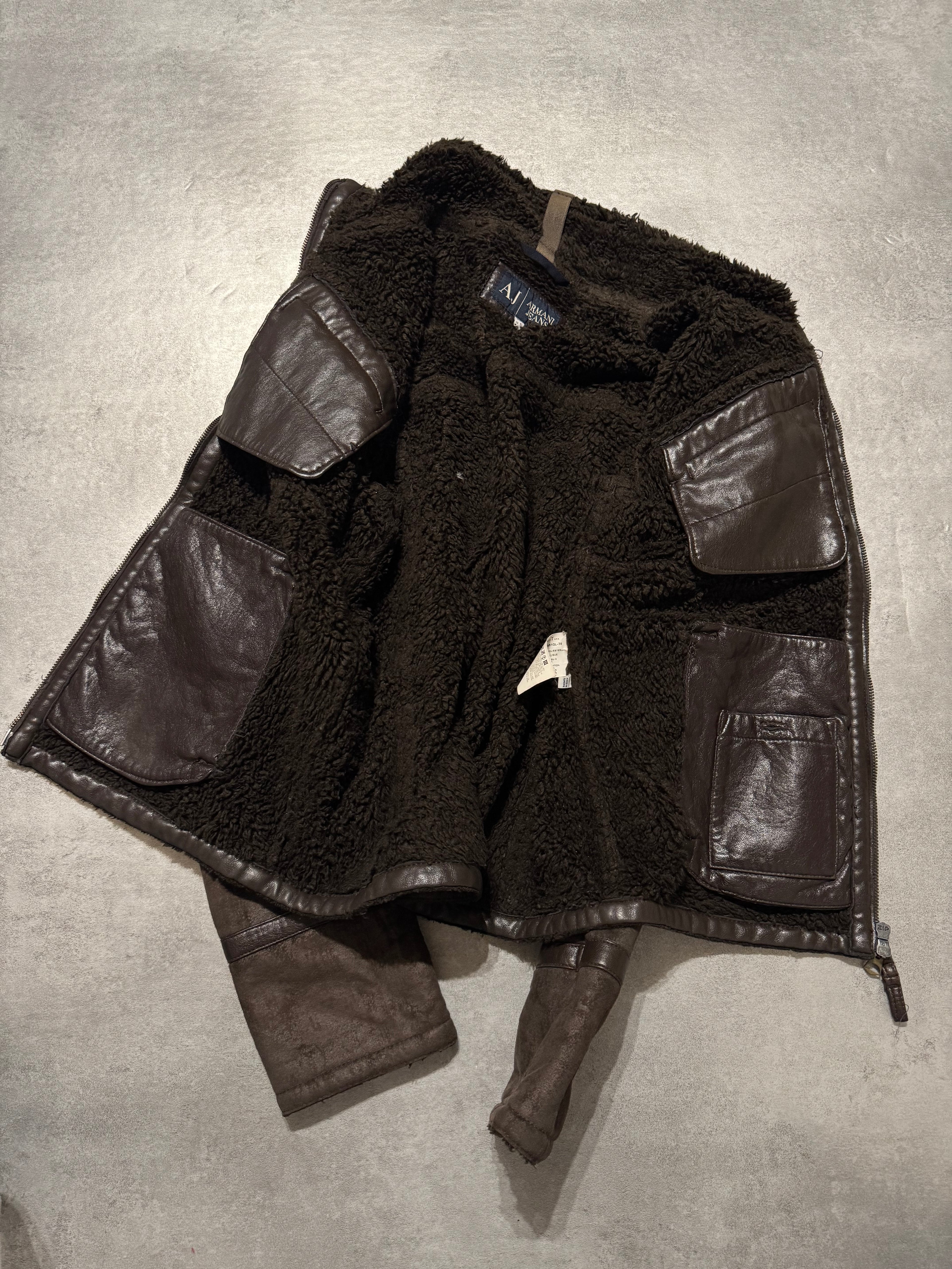 2000s Armani Brown Aged Jacket