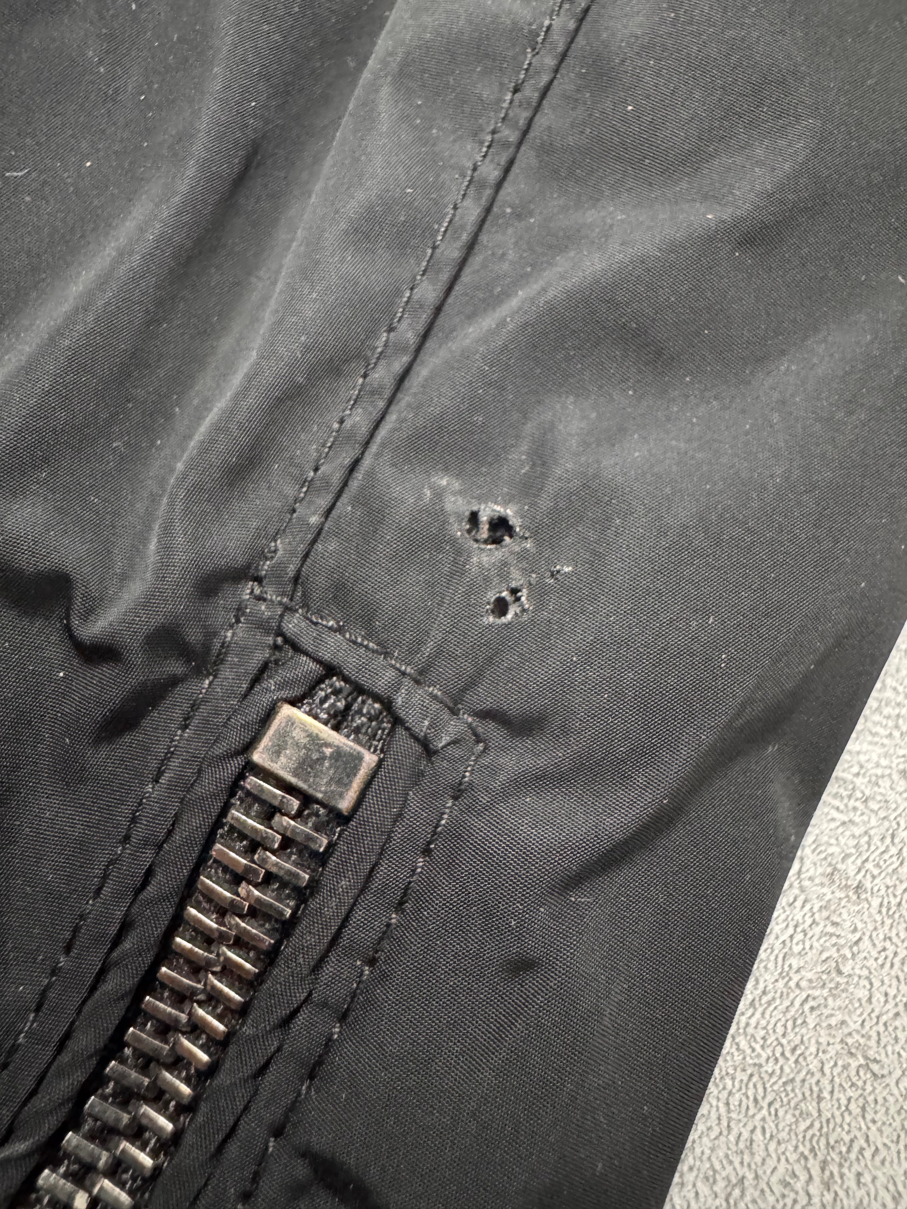 2000s Dolce & Gabbana Black Nylon Zip Jacket