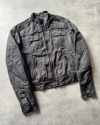 Moschino Utility Black Worker Bomber Jacket (L) - 5