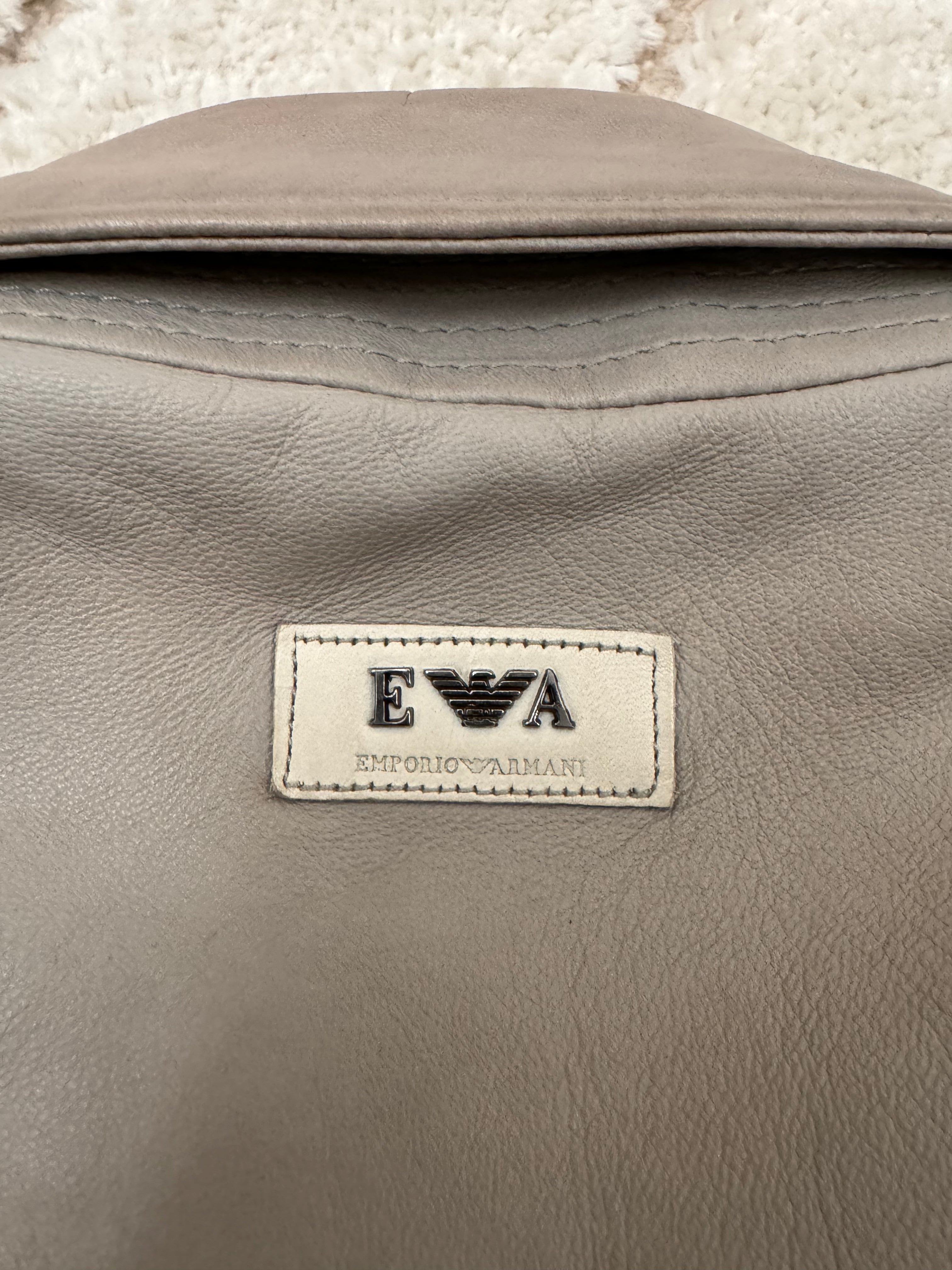 SS2011 Emporio Armani Multi-Zip Biker Leather Jacket