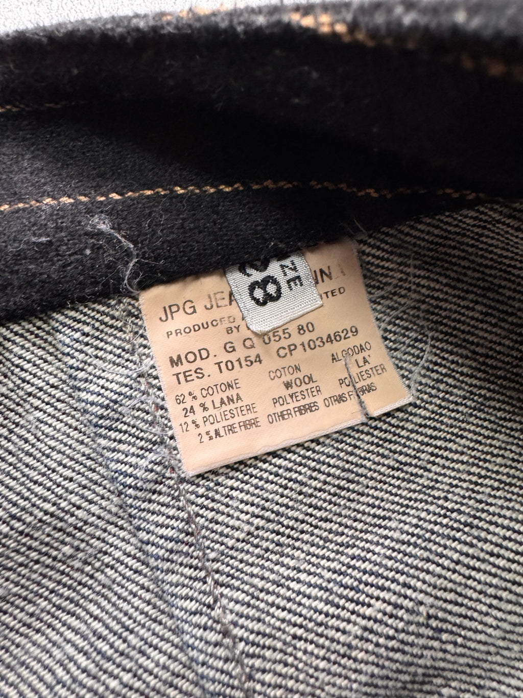 2000s Jean Paul Gaultier Double Layer Denim Jeans