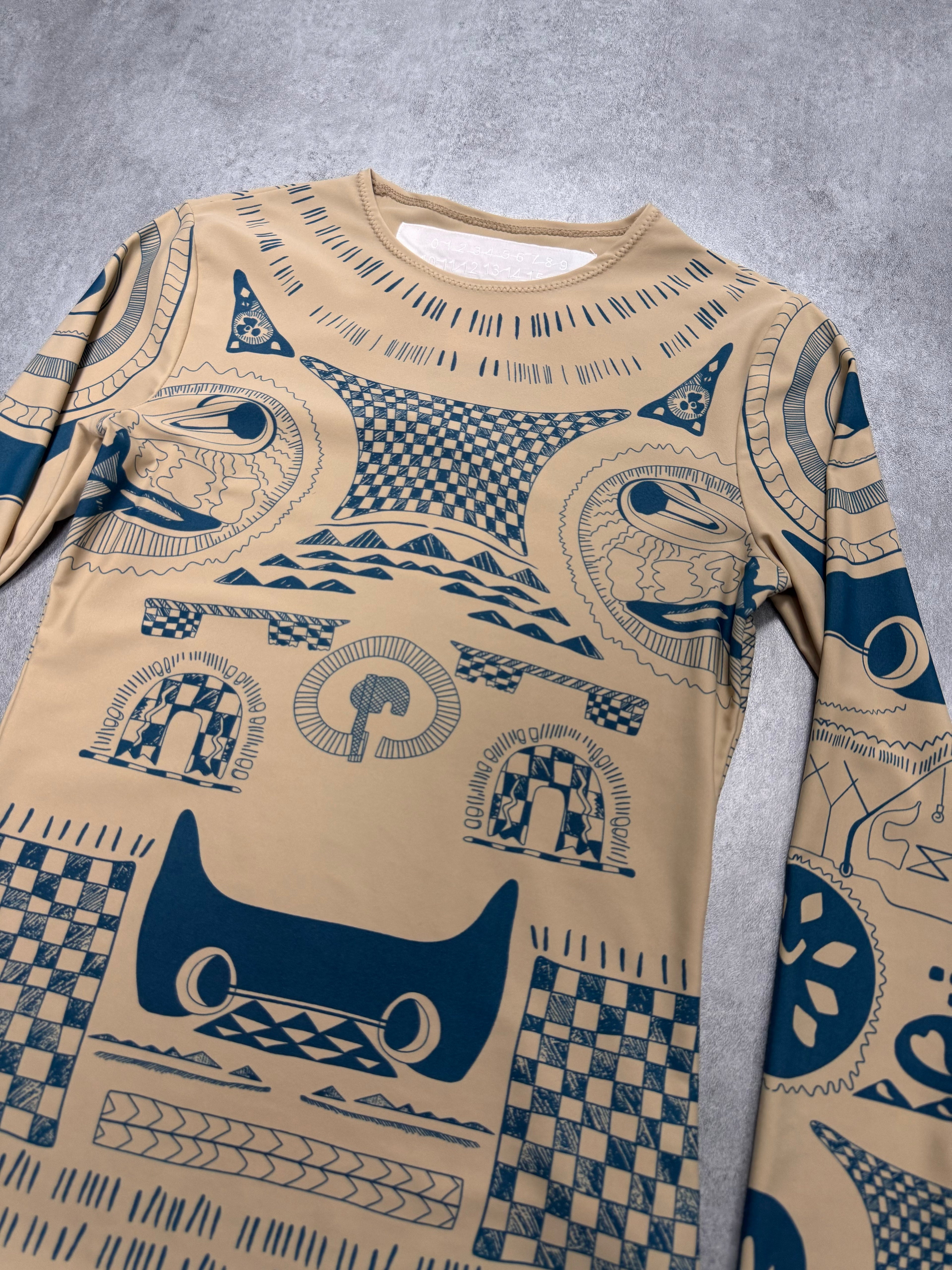 AW2012 Maison Margiela H&M Tatoo Mesh Re-edition Top