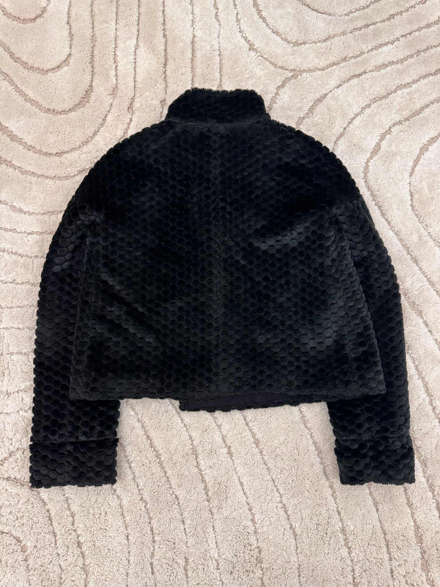 AW2007 Emporio Armani Origami-Effect Cropped Jacket (XS)