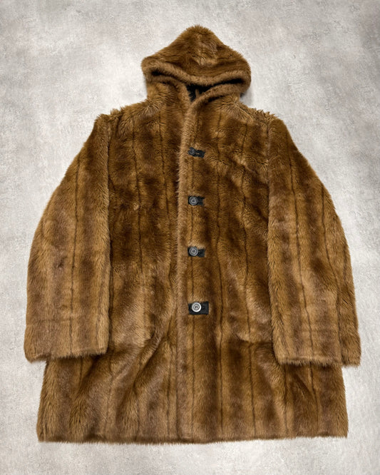 1990s Balmain Faux Fur Reversible Jacket (L/XL)