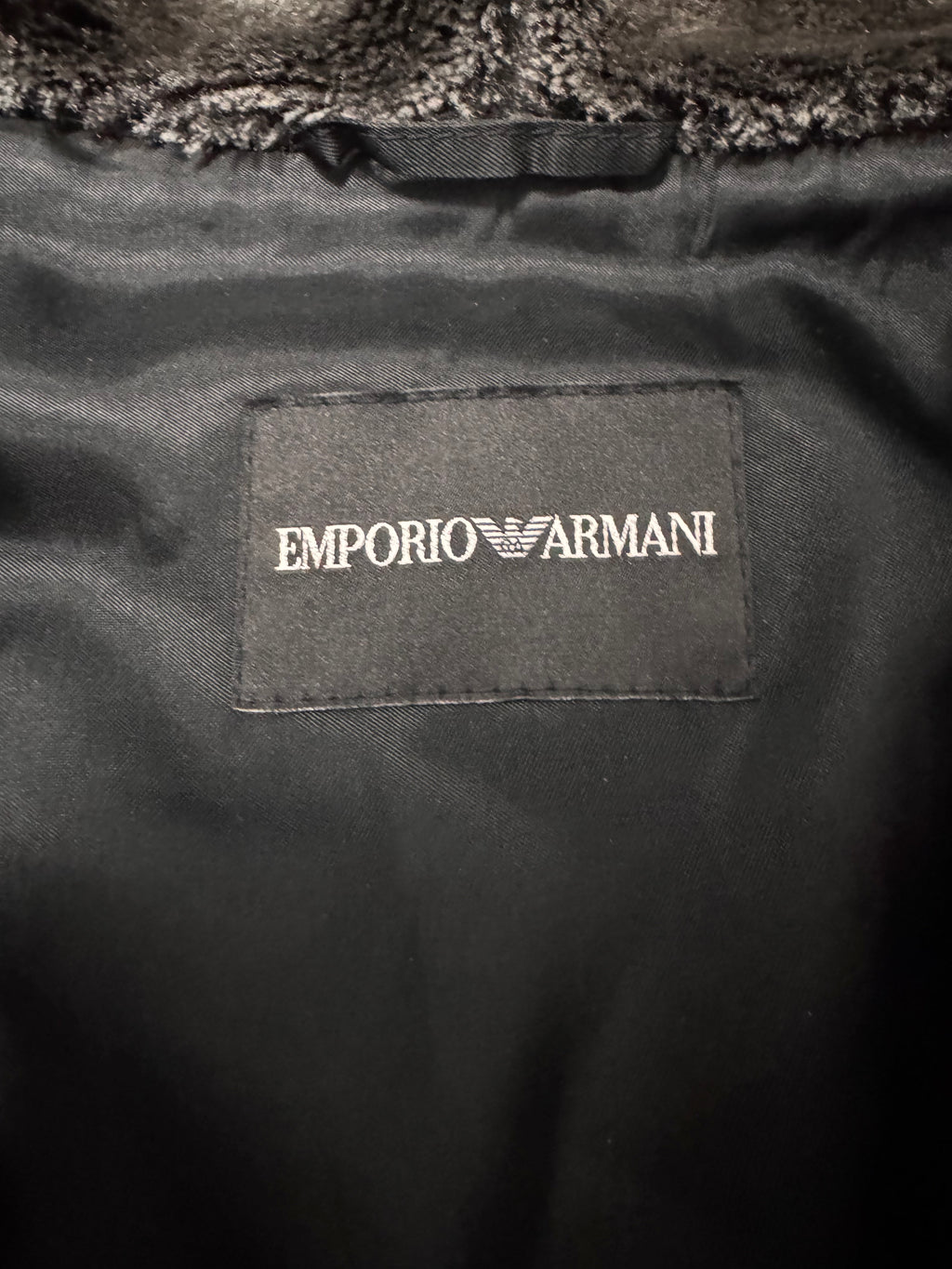FW2014 Emporio Armani Wool Mohair Grey Jacket